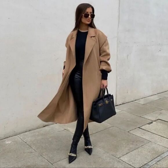 ZARA CHAIN HIGH HEEL ANKLE BOOTS - Picture 5 of 15